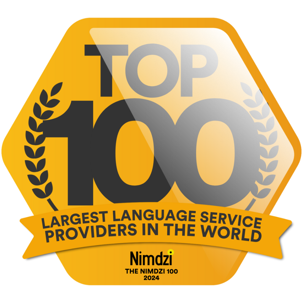 Nimdzi TOP 100 Largest Language Service Providers in the World 2024